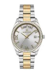Daniel Klein Women Embellished Dial & Bracelet Style Straps Analogue Watch DK.1.13771-3