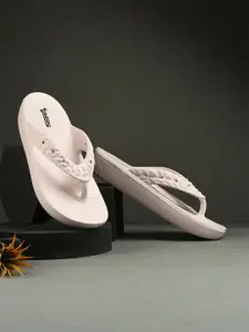 The Roadster Lifestyle Co Women Self Design Thong Flip-Flops