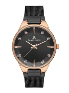 Daniel Klein Women Embellished Dial & Bracelet Style Straps Analogue Watch DK 1 13429-5