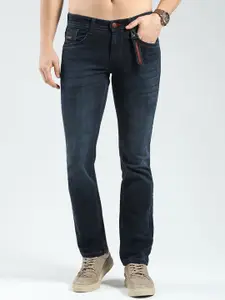 Monte Carlo Men Regular Fit Mid-Rise Light Fade Jeans