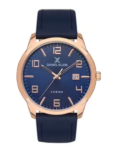 Daniel Klein Men Leather Straps Analogue Watch DK 1 13448-4
