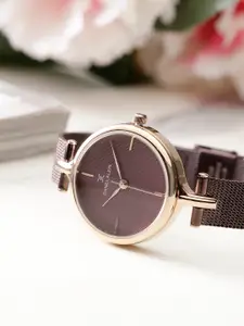 Daniel Klein Women Burgundy Analogue Watch DK11914-4