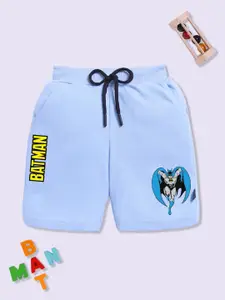 YK X Minute Mirth Boys Batman Printed Cotton Shorts