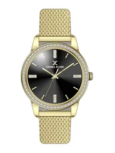 Daniel Klein Women Embellished Dial & Straps Analogue Watch DK.1.13696-3