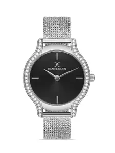 Daniel Klein Premium Women Black Dial & Straps Analogue Watch DK.1.13208-4