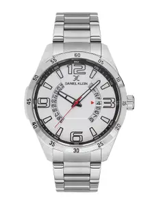 Daniel Klein Men Textured Bracelet Style Straps Analogue Watch DK 1 12586-1