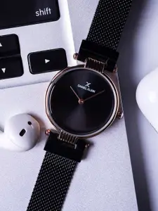 Daniel Klein Women Black Analogue Watch DK11407-2