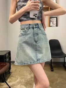 StyleCast x Revolte Straight Mini Skirt