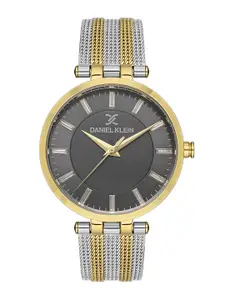 Daniel Klein Women Embellished Dial & Bracelet Style Straps Analogue Watch DK.1.13469-3