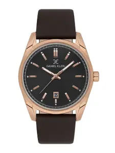 Daniel Klein Men Dial & Leather Straps Analogue Watch DK.1.13800-5