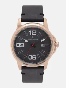 Daniel Klein Men Black Analogue Watch DK12131-4