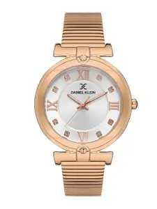 Daniel Klein Women Embellished Dial Bracelet Style Straps Analogue Watch