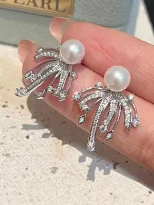 MEENAZ Circular Studs Earrings