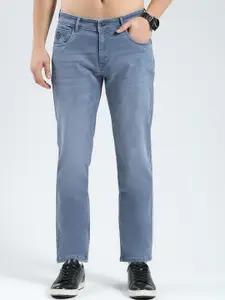 Monte Carlo Men Regular Fit Mid-Rise Low Distress Heavy Fade Jeans