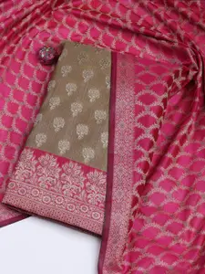 Meena Bazaar Woven Design Unstitched Dress Material