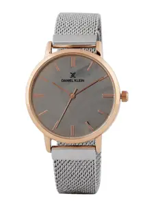 Daniel Klein Premium Women Silver-Toned Mirrored Analogue Watch DK.1.12405-3