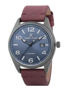 Daniel Klein Men Dial & Leather Straps Analogue Watch DK.1.13732-4