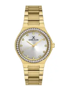 Daniel Klein Premium Women Embellished Dial Bracelet Style Analogue Watch DK.1.13463-3