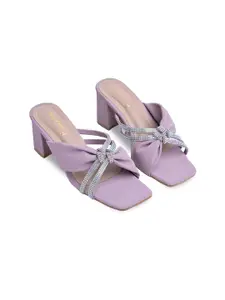 DressBerry Women Embellished Block Heel Sandals