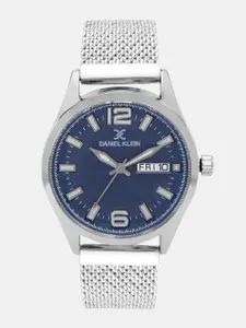 Daniel Klein Men Navy Blue Analogue Watch DK12111-3