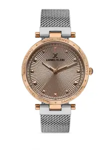 Daniel Klein Premium Women Rose Gold-Toned Dial Analogue Watch DK.1.13262-3