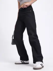 glitchez Women Mid-Rise Baggy Fit Jeans