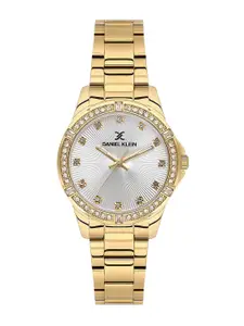 Daniel Klein Women Stainless Steel Bracelet Style Straps Analogue Watch DK.1.13951-2