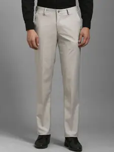 Louis Philippe Men Slim Fit Mid-Rise Formal Trousers