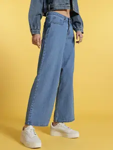 glitchez Women Wide Leg Fit Jeans