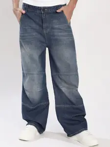 Bene Kleed Men Baggy Mid-Rise Light Fade Jeans