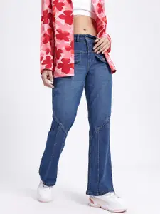 glitchez Women Paneled Bootcut Jeans