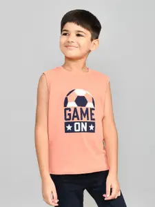 Lux Cozi Boys Graphic Printed Round Neck Pure Cotton T-shirt With Shorts