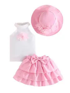 StyleCast x Revolte Girls Embellished Sleeveless Top With Skirt