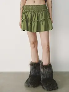 StyleCast x Revolte Flared Mini Skirt