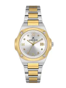 Daniel Klein Women Dial & Stainless Steel Bracelet Style Analogue Watch DK.1.13947-4