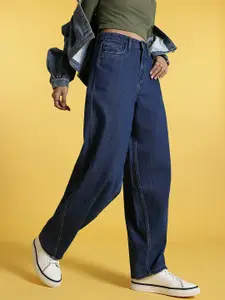 glitchez Women Baggy Basics Barrel Fit Jeans