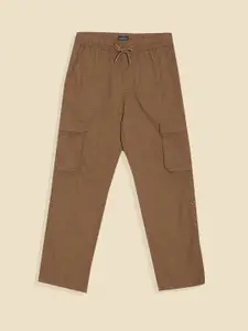 Allen Solly Junior Boys Regular Fit Mid-Rise Trousers