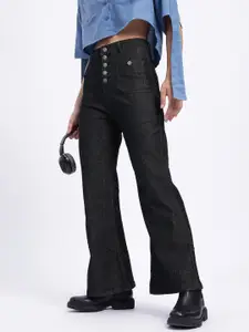 glitchez Women Bootcut Flared Jeans