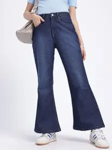 glitchez Women Light Fade Stretchable Bootcut Jeans