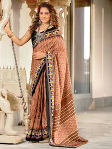 Anouk Pure Cotton Ikat Saree
