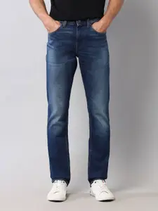 U.S. Polo Assn. Denim Co. Men Slim Fit Mid-Rise Light Fade Jeans