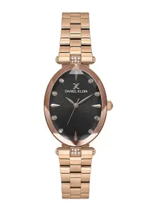 Daniel Klein Women Embellished Bracelet Style Straps Analogue Watch DK.1.13954-5