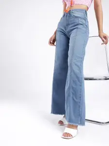 glitchez Women Wide Leg Jeans