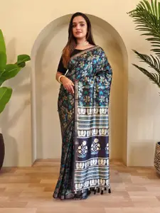 Anouk Ethnic Motifs Zari Saree