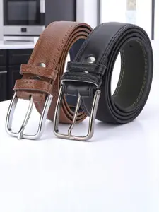Provogue Men Pack of 2 Formal Belt