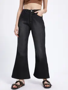 glitchez Women Flared Fun Light Fade Stretchable Bootcut Jeans