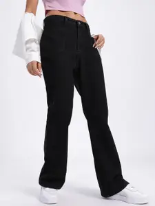 glitchez Women Mid-Rise Bootcut Fit Jeans