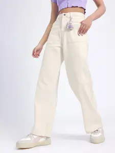 glitchez Women Cuts Wide Leg Jeans