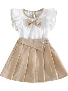 StyleCast x Revolte Girls Bow Top With Skirt