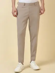 Allen Solly Men Textured Regular Fit Trousers
